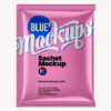 Sachet Mockup | Metallic