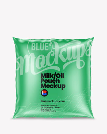 Milk/Oil Pouch Mockup