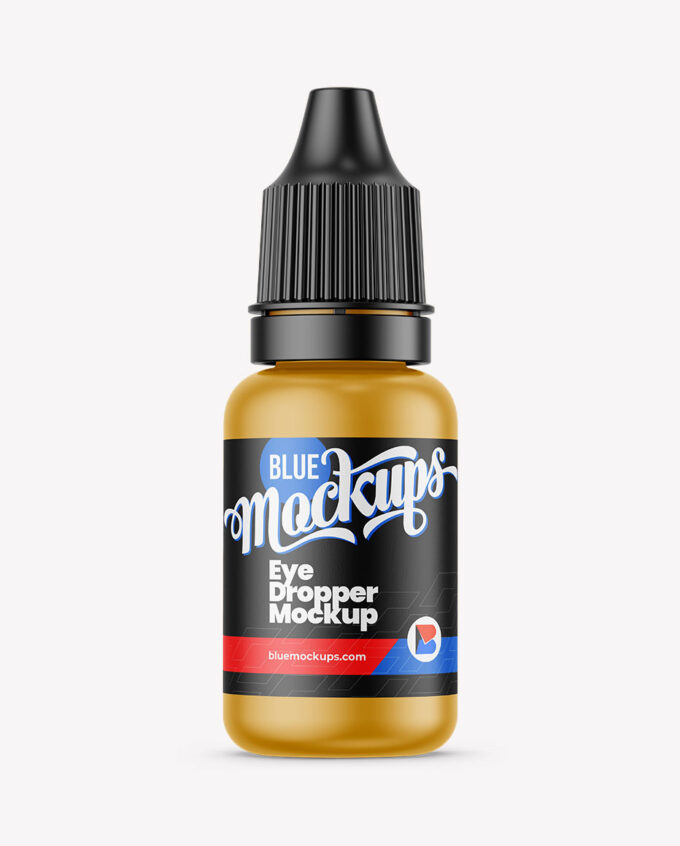 Matte Dropper Bottle Mockup | 15ml