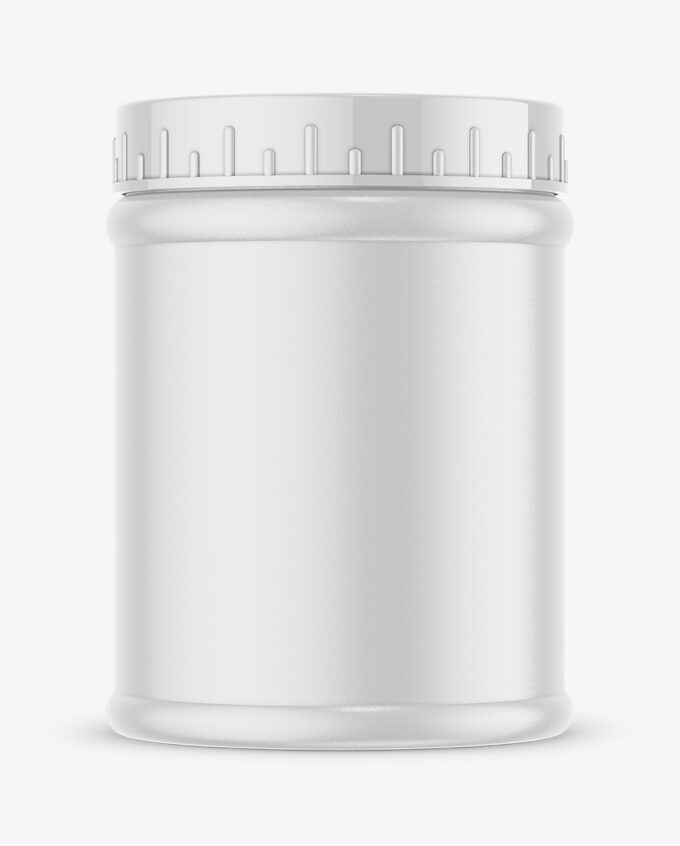 Plastic Jar Mockup | Front View - Image 2