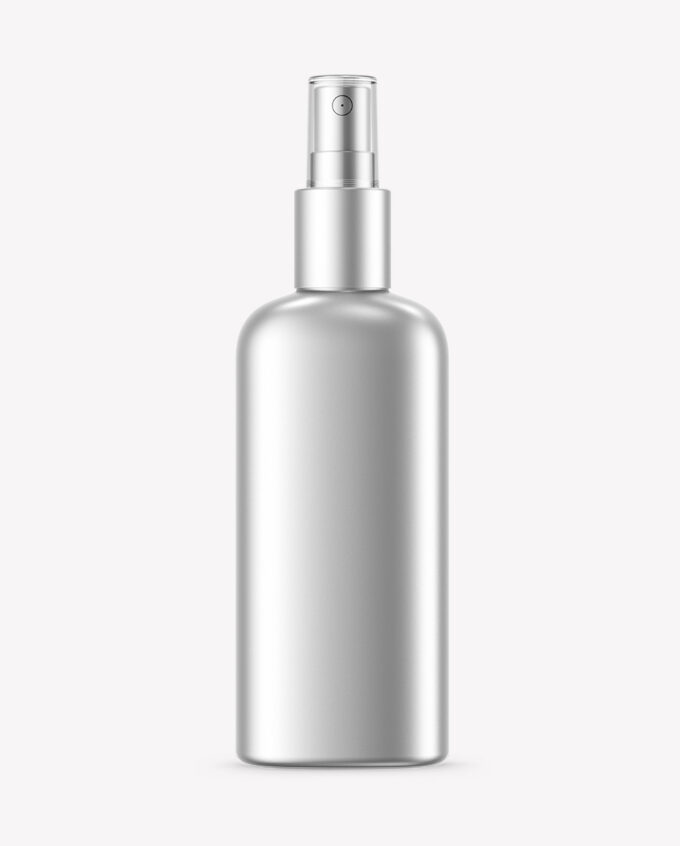 Cosmetic Bottle Mockup | Metallic - Image 2