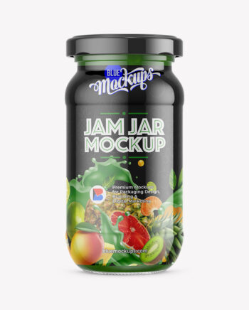 Jam Jar Mockup | Glossy