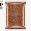 Glossy Food Bag Mockup | Dark Brown Sugar | Front View - Image 2