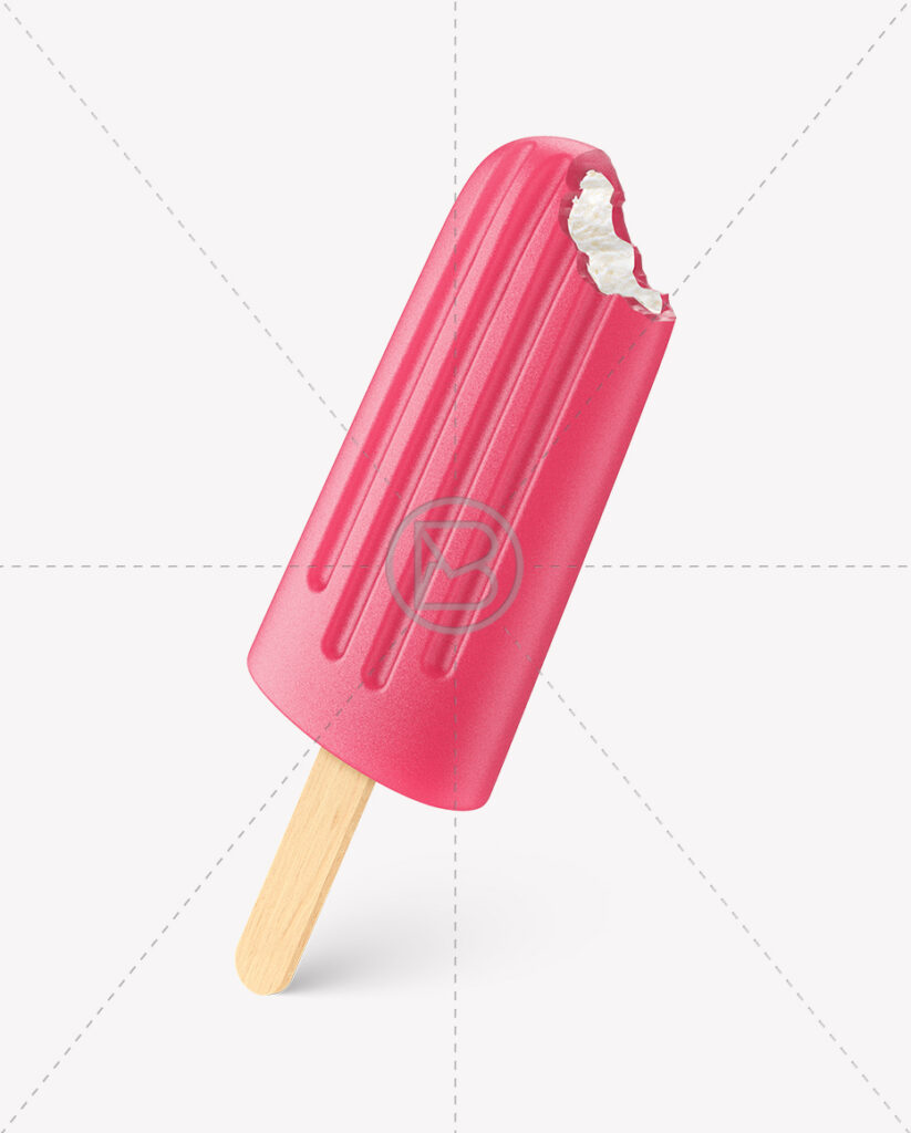 Ice Cream Bar Mockup Raspberry Dolly Blue Mockups
