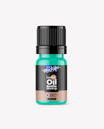 Essential Oil Bottle Mockup | Glossy