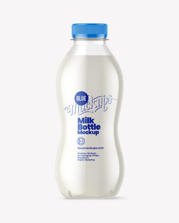 Milk Bottle Mockup