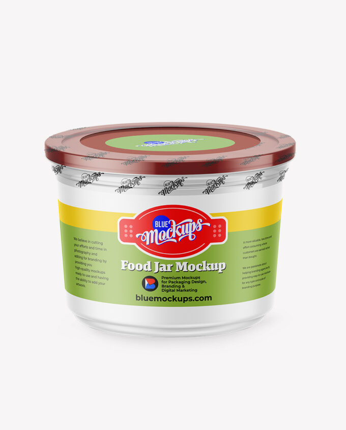Food Jar Mockup | Matte