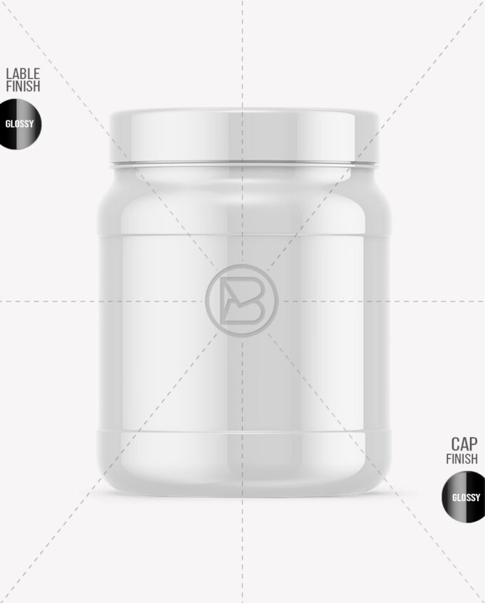 Protein Jar Mockup | Glossy - Image 2