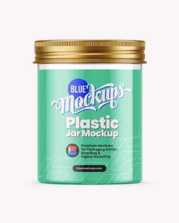 Cosmetic Jar Mockup | Clear