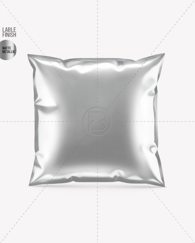 Milk/Oil Pouch Mockup | Metallic - Image 2
