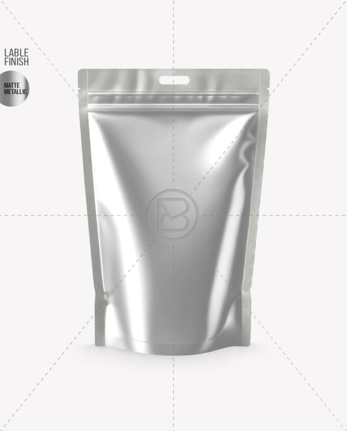 Stand-up Pouch Mockup | Metallic - Image 2