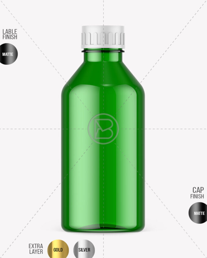 Green Fertilizer Bottle Mockup | 1000ml - Image 2