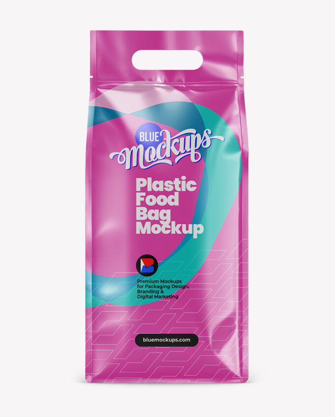 Food Bag Mockup | Glossy