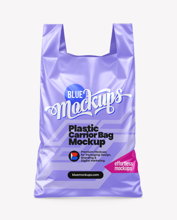 Carrier Bag Mockup | Glossy