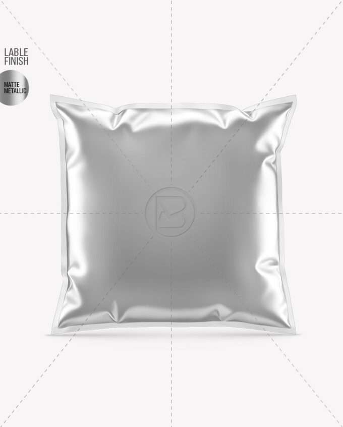 Milk/Oil Pouch Mockup | Metallic - Image 2