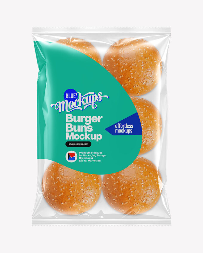 Burger Buns Mockup | Glossy