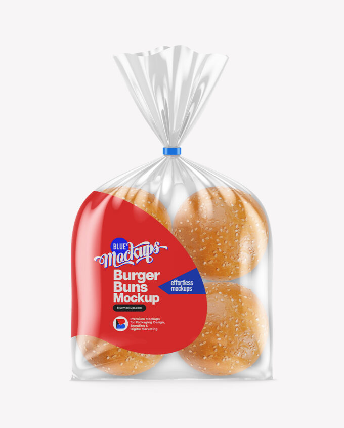 Burger Buns Mockup | Glossy